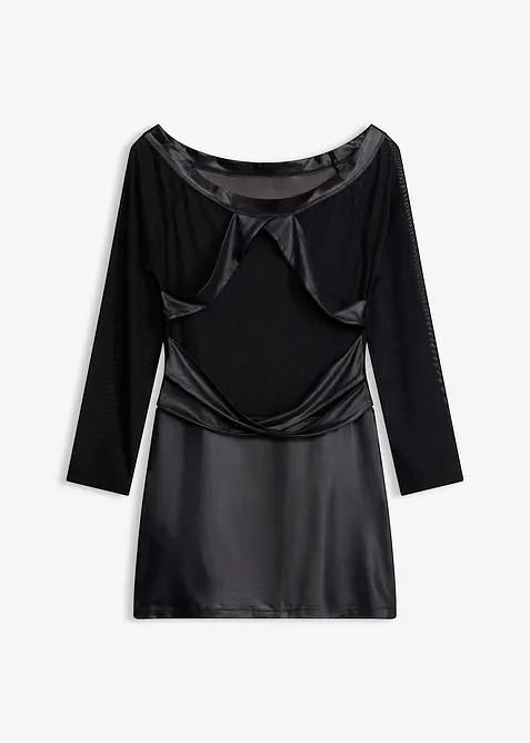 Robe wet-look, bonprix