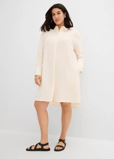 Chemisier long et doux, viscose majoritaire, bonprix