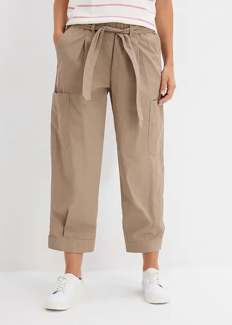 Pantalon cargo raccourci, bonprix
