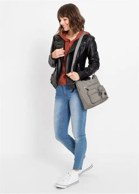 Sac &agrave; bandouli&egrave;re avec poches ext&eacute;rieures, bonprix