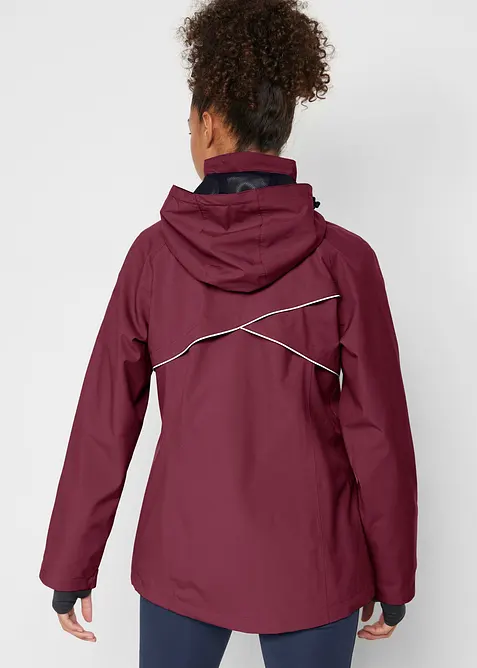 Veste imperm&eacute;able &agrave; d&eacute;tails r&eacute;fl&eacute;chissants, bonprix