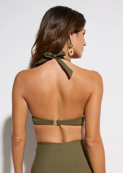 Haut de maillot dos nu &agrave; encolure V, bonprix