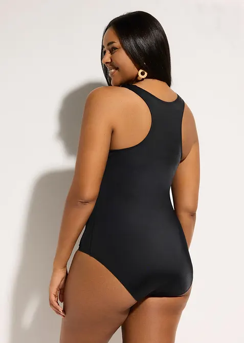 Maillot 1 pi&egrave;ce s&eacute;chage rapide, dos nageur, bonprix