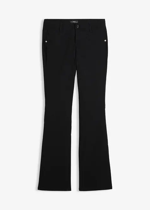 Pantalon bootcut en bengaline extensible, bonprix