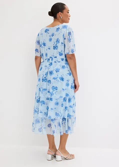 Robe midi en mesh doux, bonprix