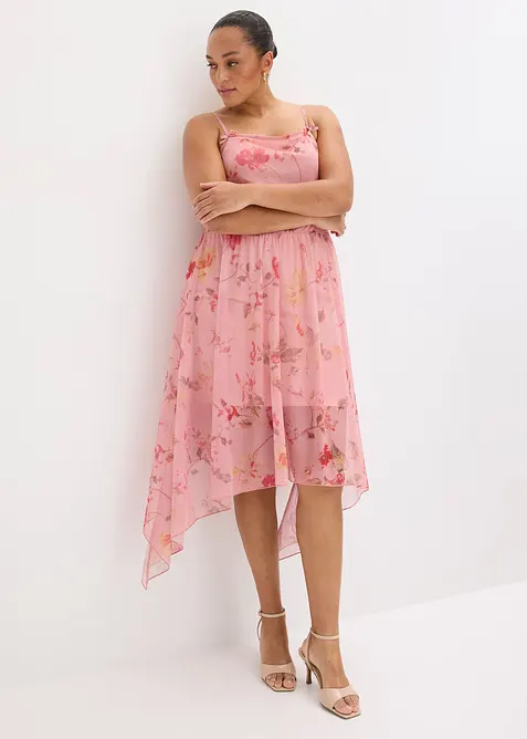 Robe en jersey mesh d&eacute;licat, bonprix