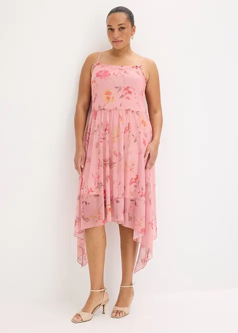 Robe en jersey mesh d&eacute;licat, bonprix