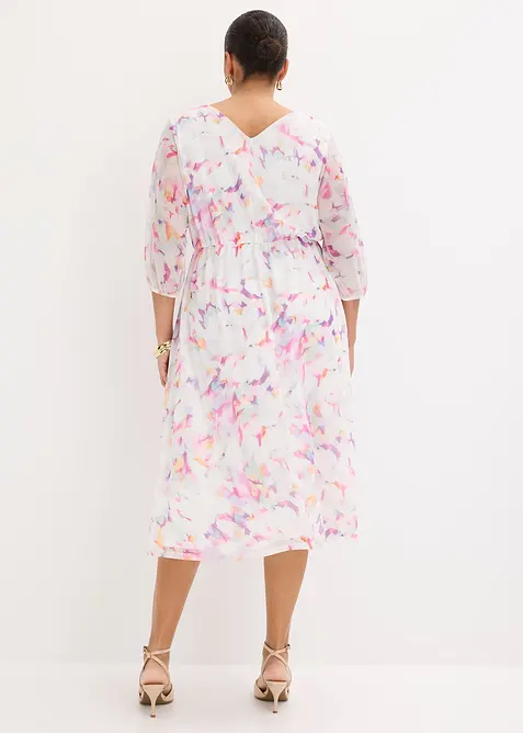 Robe en jersey mesh d&eacute;licat, bonprix