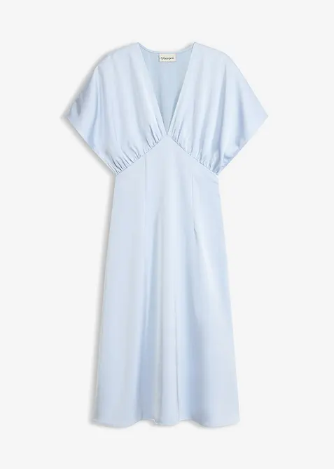 Robe longue en satin brillant, bonprix