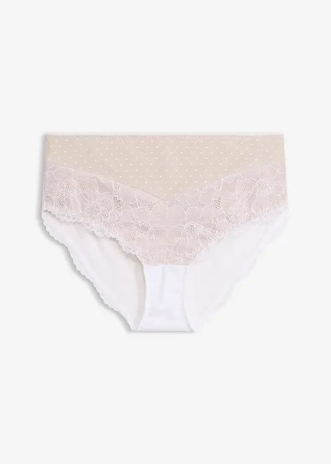 Slip maxi avec dentelle, bonprix