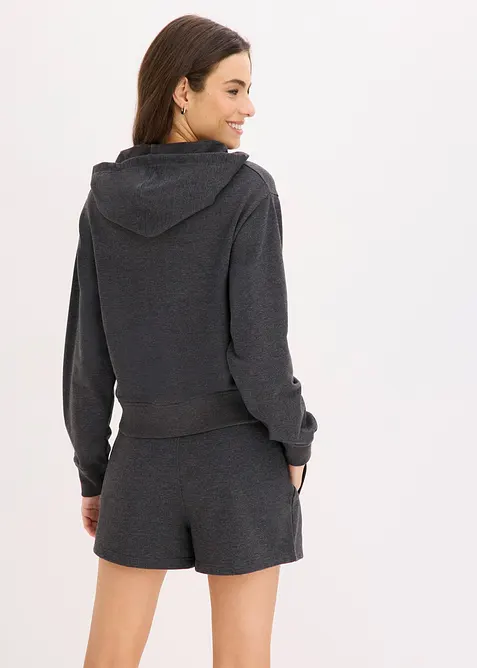 Ensemble d&rsquo;int&eacute;rieur en sweat avec short, bonprix