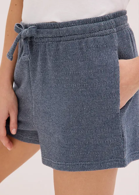 Short en sweat aspect jean, bonprix