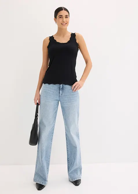 Tops &agrave; dentelle, bonprix