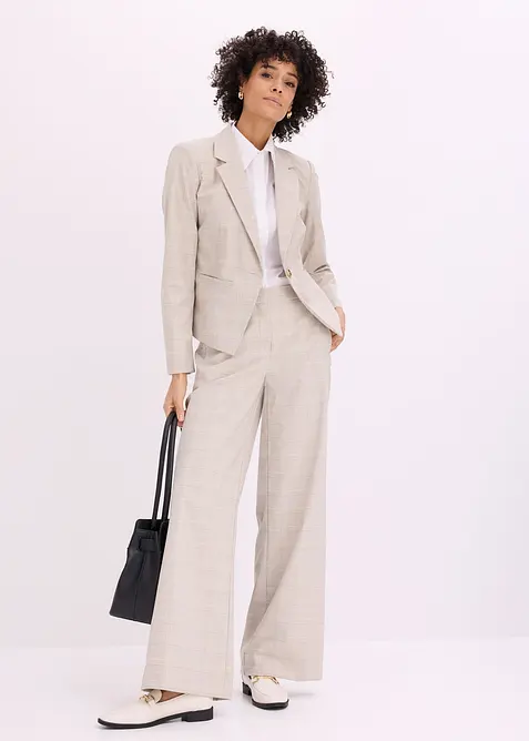 Blazer &agrave; carreaux &eacute;cossais, bonprix