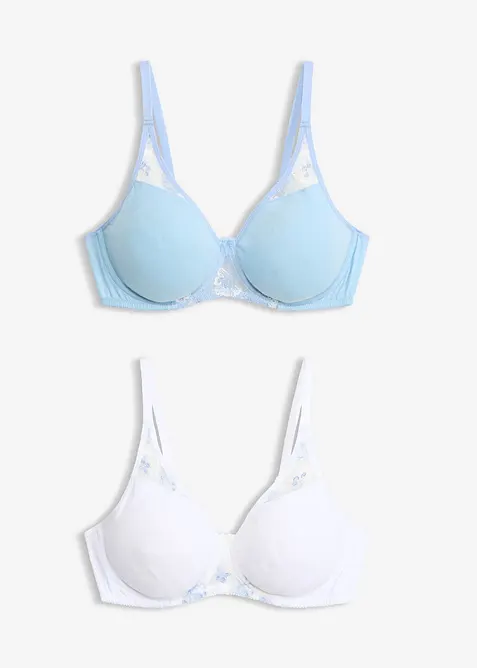 Lot de 2 soutiens-gorge &agrave; armatures, bonprix
