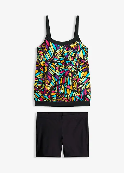 Tankini oversize avec cycliste (ens. 2&nbsp;pces), bonprix