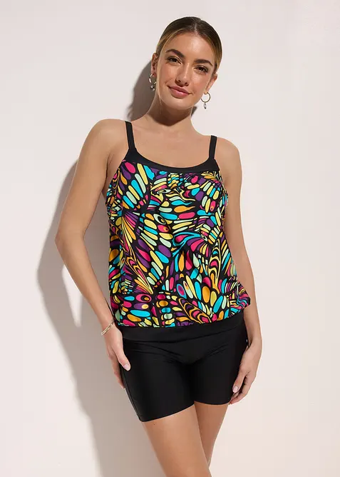Tankini oversize avec cycliste (ens. 2&nbsp;pces), bonprix