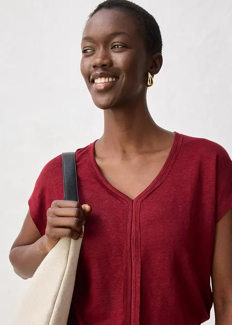 T-shirt 100% lin, bonprix