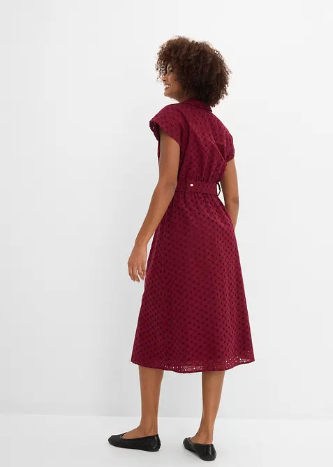 Robe-chemise en broderie anglaise, bonprix