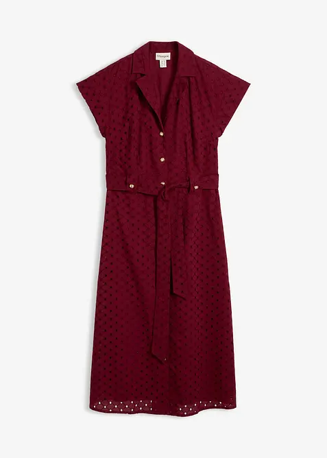 Robe-chemise en broderie anglaise, bonprix