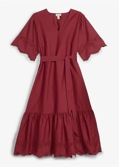 Robe midi 100% coton, bonprix