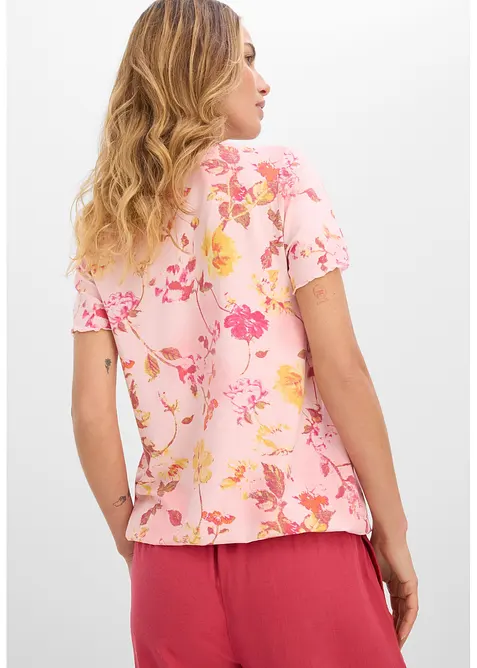 T-shirt &agrave; imprim&eacute; floral, bonprix