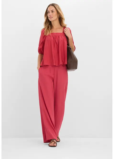 Blouse &agrave; effet froiss&eacute;, bonprix