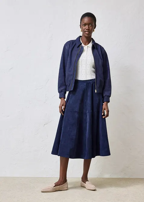 Jupe en cuir, bonprix