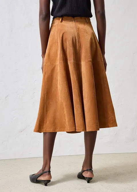 Jupe en cuir, bonprix