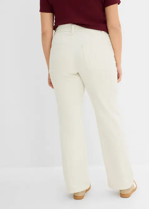 Jean droit taille haute, extensible, bonprix