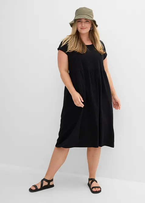 Robe midi 100% coton, bonprix