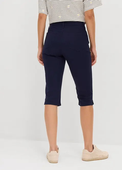 Pantalon corsaire &agrave; taille &eacute;lastiqu&eacute;e, bonprix