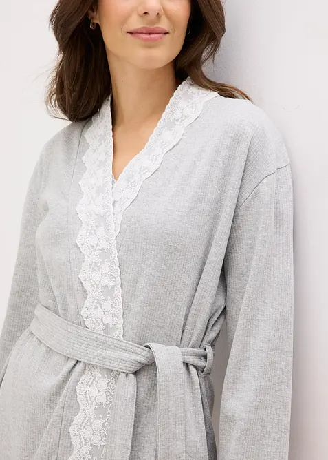 Kimono en coton c&ocirc;tel&eacute;, bonprix