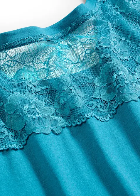 Chemise de nuit courte et douce, bonprix