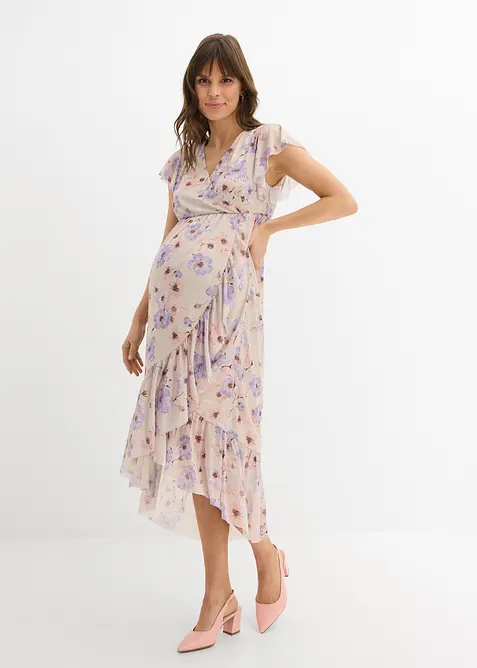 Robe de grossesse et d&rsquo;allaitement en mesh extensible, bonprix