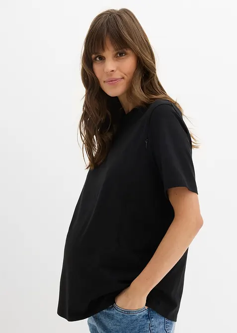 T-shirt de grossesse avec fonction d&rsquo;allaitement discr&egrave;te, bonprix