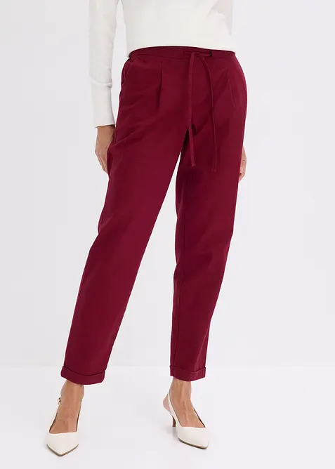 Pantalon en lin m&eacute;lang&eacute;, bonprix
