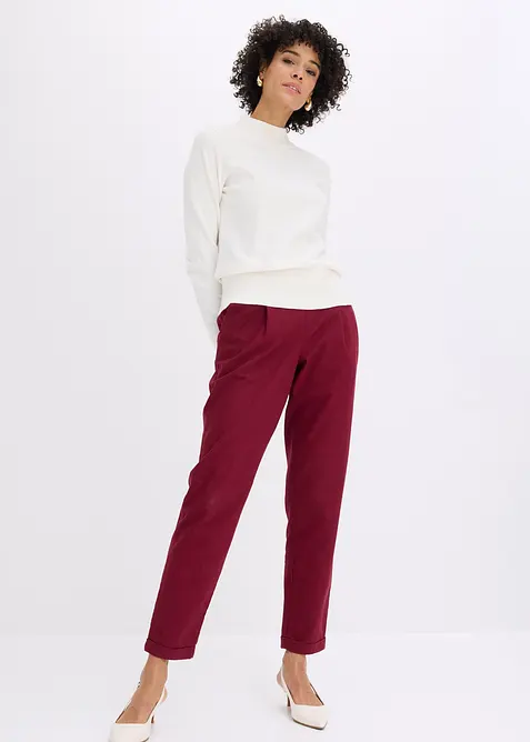 Pantalon en lin m&eacute;lang&eacute;, bonprix