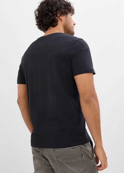 Lot de 3 T-shirts col V, bonprix