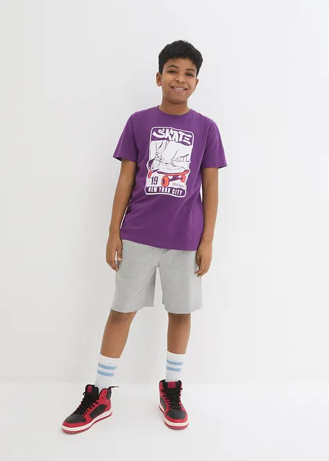 Lot de 2 bermudas sweat doux, bonprix