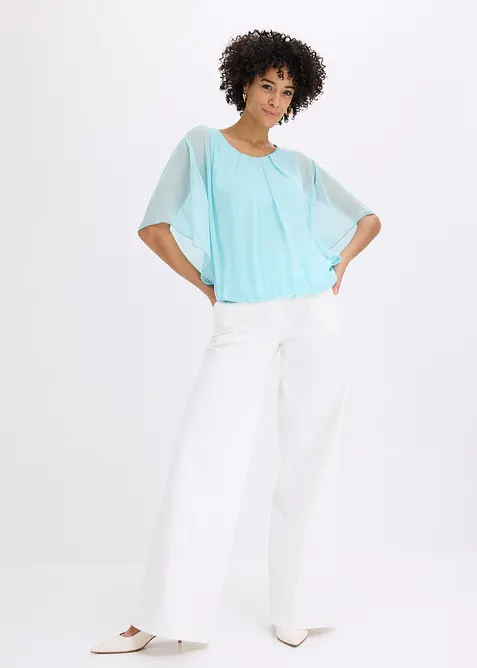 Blouse en mousseline, bonprix