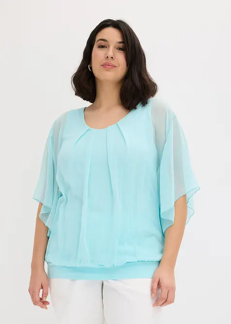 Blouse en mousseline, bonprix