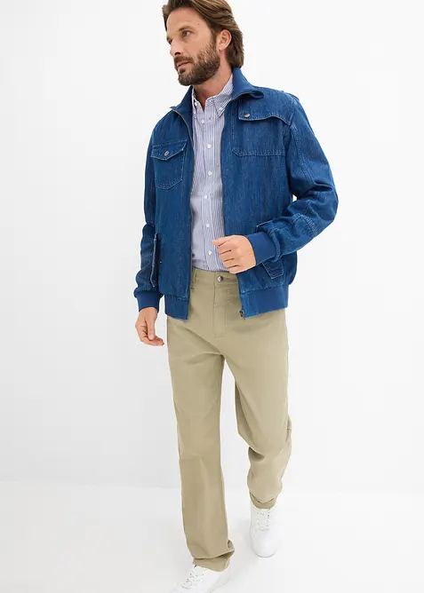 Pantalon droit et extensible, coupe classique, bonprix