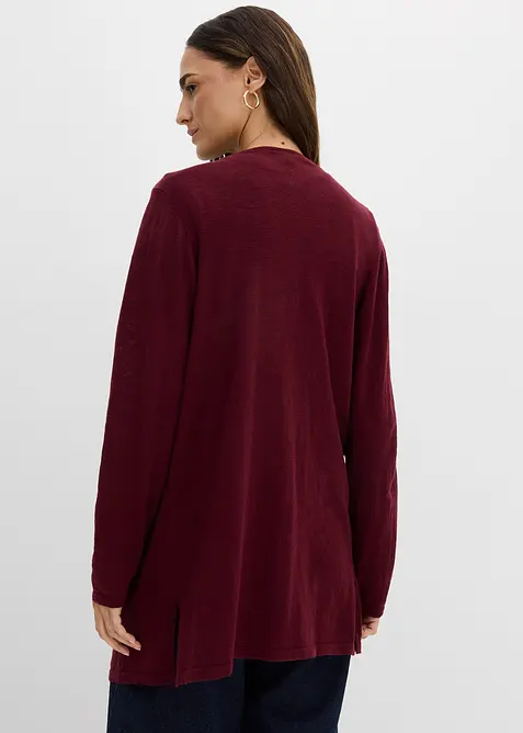 Gilet en maille 100% coton flamm&eacute;, bonprix