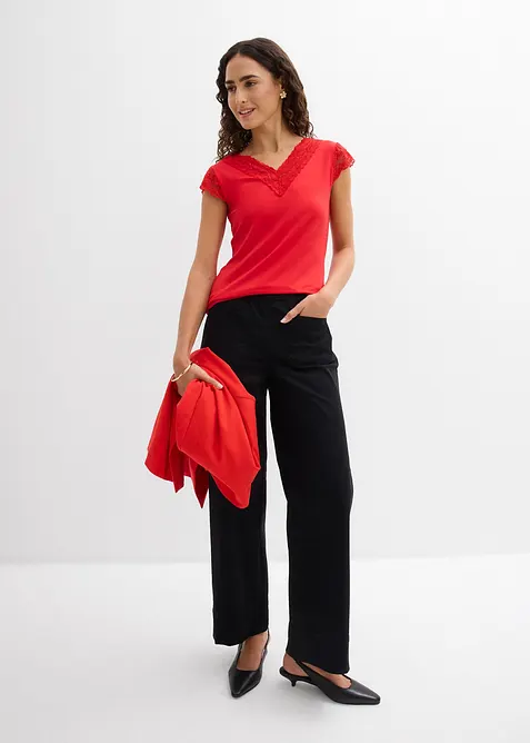 T-shirt doux en viscose extensible, bonprix