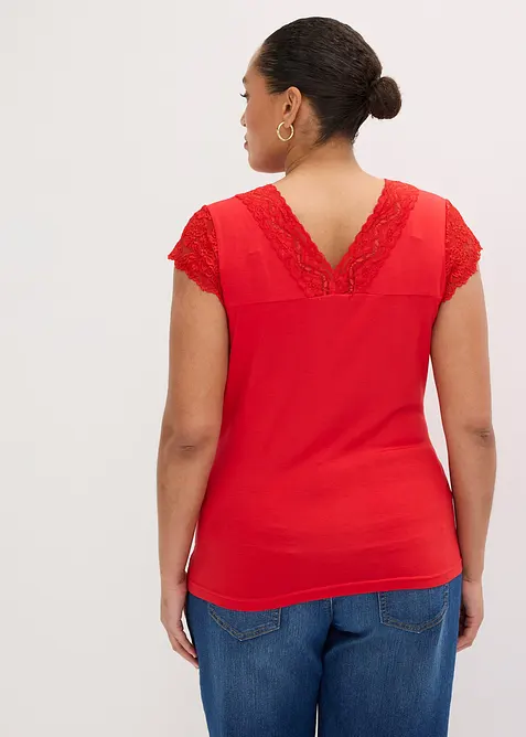 T-shirt doux en viscose extensible, bonprix