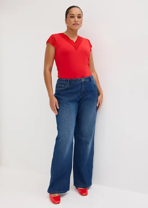 T-shirt doux en viscose extensible, bonprix