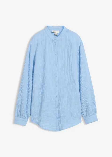 Chemisier long en gaze de coton, bonprix