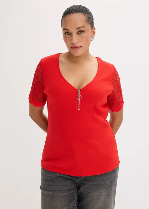 T-shirt en coton c&ocirc;tel&eacute;, bonprix