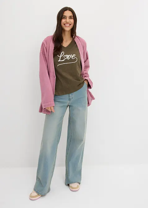 T-shirt &agrave; imprim&eacute;, bonprix